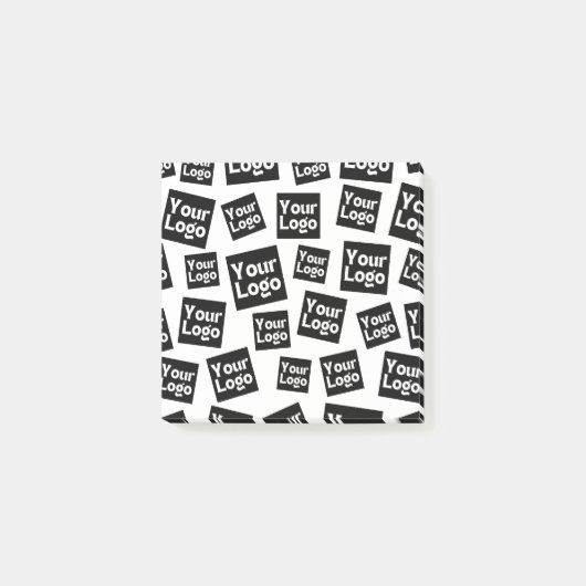 Ihr Design- oder Firmenlogo | Random Platzierung Post-it Klebezettel (Vorderseite)