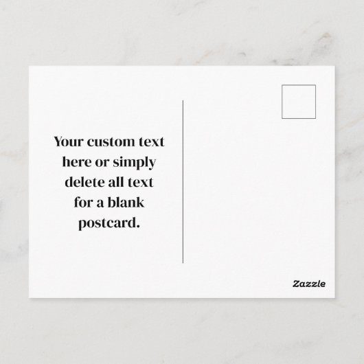 Ihr Design- oder Firmenlogo | Random Platzierung Postkarte (Rückseite)