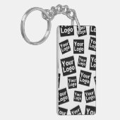 Ihr Design- oder Firmenlogo | Random Platzierung Schlüsselanhänger (Vorderseite links)