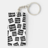 Ihr Design- oder Firmenlogo | Random Platzierung Schlüsselanhänger (Rückseite)