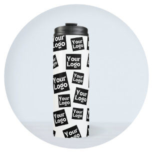 Ihr Design- oder Firmenlogo   Random Platzierung Thermosbecher