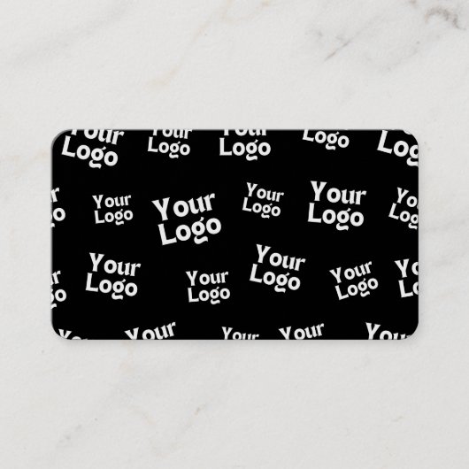 Ihr Design- oder Firmenlogo | Random Platzierung Visitenkarte (Vorderseite)