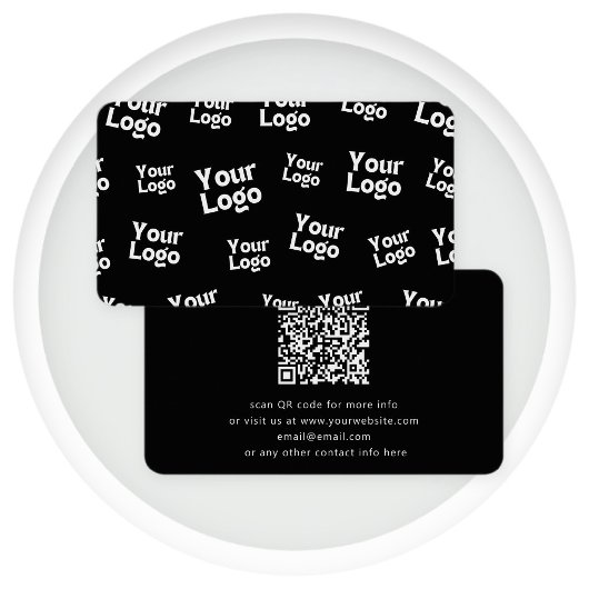 Ihr Design- oder Firmenlogo | Random Platzierung Visitenkarte