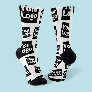 Ihr Design oder Firmenlogo Zufällige Platzierung Socken