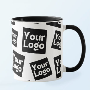 Ihr Design oder Firmenlogo Zufällige Platzierung Tasse