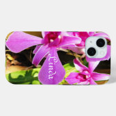 Ihr Design Pink Orchid Case-Mate iPhone Hülle (Rückseite (Horizontal))