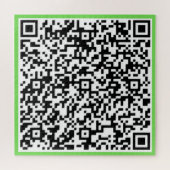Ihr Design QR Code Puzzle Überraschungsnachricht G (Horizontal)