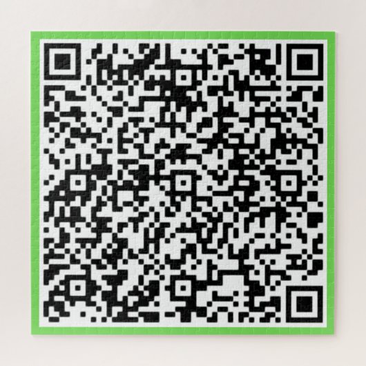 Ihr Design QR Code Puzzle Überraschungsnachricht G (Horizontal)