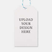 Ihr Design-Upload-Schwung Favorit Geschenkanhänger (Rückseite)