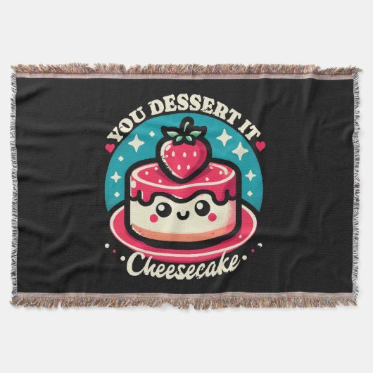 Ihr Dessert - Cheesecake Kawaii Decke (Vorderseite)