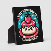 Ihr Dessert - Cheesecake Kawaii Fotoplatte (Vorderseite)