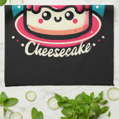 Ihr Dessert - Cheesecake Kawaii Geschirrtuch (Gefaltet)