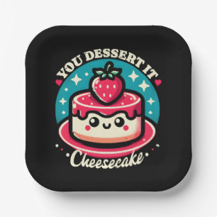 Ihr Dessert - Cheesecake Kawaii Pappteller
