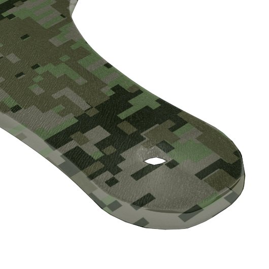 Ihr digitaler Text Camouflage Woodland Behalte Ruh Schneidebrett (Ecke)