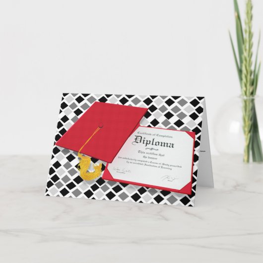 Ihr Diplom Karte (Vorderseite)