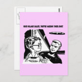 Ihr Dorf heißt, sie sind vermisst ihrem Idioten Postkarte (Vorne/Hinten)