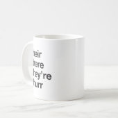 ihr dort sind sie thurr kaffeetasse (Vorderseite Links)