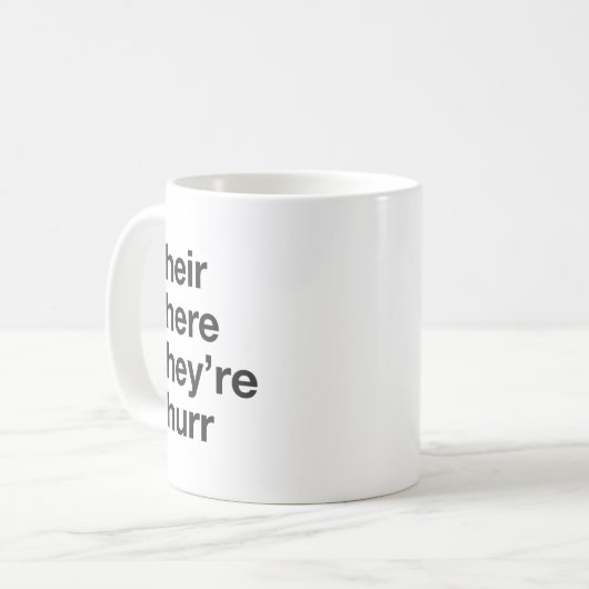 ihr dort sind sie thurr kaffeetasse (Vorderseite Links)