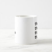 ihr dort sind sie thurr kaffeetasse (Mittel)