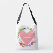 Ihr(e) Name(n) in einem Handgepäck Tragetaschen Mit Langen Trägern (Rückseite)