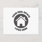 Ihr echtes Anwesen-Logo hier Postkarte (Vorderseite)