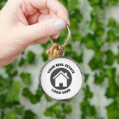 Ihr echtes Anwesen-Logo hier Schlüsselanhänger (Hand)