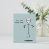 Ihr Ehegatte Sind zum Kotzen Postkarte (Stehend Vorderseite)