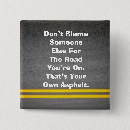 Ihr eigener Asphalt-Button Button (Vorderseite)