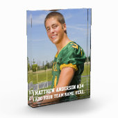 Ihr eigener Fußball oder Ihr Sport Fotoblock (Links)