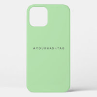 Ihr eigener Hashtag | Moderne Trending Mint Green