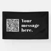 Ihr eigener hochgeladener QR-Code und bearbeitbare Banner (Horizontal)