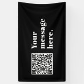 Ihr eigener hochgeladener QR-Code und bearbeitbare Banner (Vertikal)