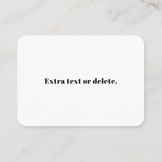 Ihr eigener hochgeladener QR-Code und bearbeitbare Begleitkarte (Rückseite)