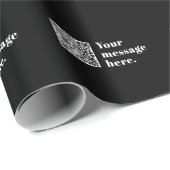 Ihr eigener hochgeladener QR-Code und bearbeitbare Geschenkpapier (Rolleneckpunkt)