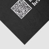 Ihr eigener hochgeladener QR-Code und bearbeitbare Seidenpapier (Ausschnitt)