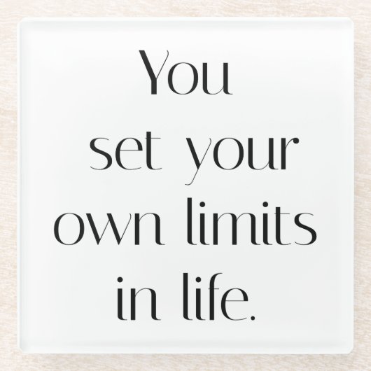 Ihr eigener Limitglass-Untersetzer Glasuntersetzer (Vorderseite)