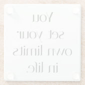 Ihr eigener Limitglass-Untersetzer Glasuntersetzer (Rückseite)