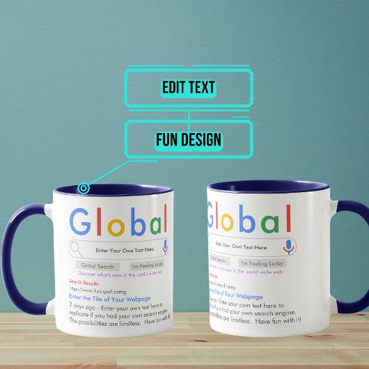 Ihr eigener Motor auf der Suche Funny 11oz Tasse