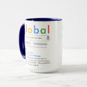 Ihr eigener Motor suchen Funny 15oz Tasse (Vorderseite Links)