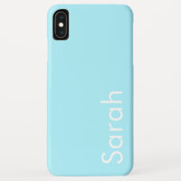 Ihr eigener Name oder Wort | Soft Sky Blue