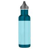 Ihr eigener Name oder Wort | Soft Sky Blue Edelstahlflasche (Links)