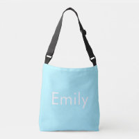 Ihr eigener Name oder Wort | Soft Sky Blue