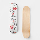 Ihr eigener Skateboard - Rosen-Rebe und (Vorderseite)