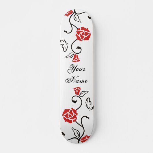 Ihr eigener Skateboard - Rosen-Rebe und (Vorne)
