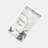 Ihr eigener Text - Hummingbird Personalisiert Serviette (Ecke)