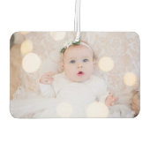 Ihr eigenes Baby Foto Auto hinzufügen Autolufterfrischer (Rückseite)