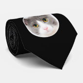 Ihr eigenes benutzerdefiniertes Foto Schwarz Krawatte (Gerollt)