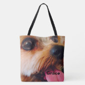 Ihr eigenes Bild-hier personalisiertes Tasche (Rückseite)