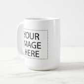 IHR EIGENES BILD HINZUFÜGEN KAFFEETASSE (Vorderseite Links)