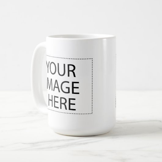 IHR EIGENES BILD HINZUFÜGEN KAFFEETASSE (Vorderseite Links)